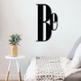 Wallity Be Special Escultura de Pared de Metal Negra